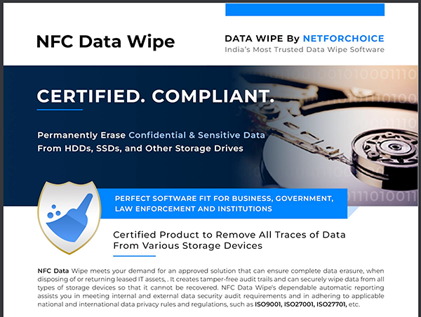 netforchoice data wipe brochure